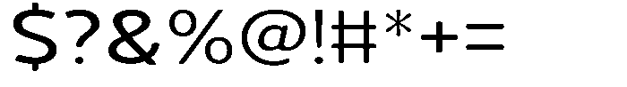 Vantori Soft Medium Ultra Expan Font OTHER CHARS