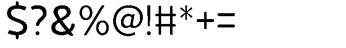 Vantori Soft Medium Font OTHER CHARS