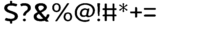 Vantori Soft Semi Bold Expanded Font OTHER CHARS