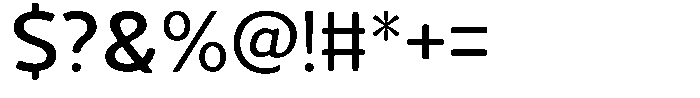Vantori Soft Semi Bold Semi Expan Font OTHER CHARS
