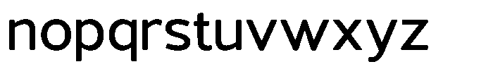 Vantori Soft Semi Bold Semi Expan Font LOWERCASE