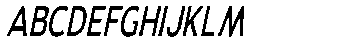 Vantori Soft Semi Bold Slan Extr Con Font UPPERCASE