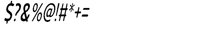 Vantori Soft Semi Bold Slan Ultr Con Font OTHER CHARS