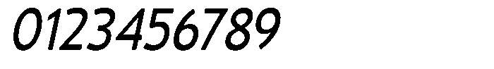 Vantori Soft Semi Bold Slant Conden Font OTHER CHARS