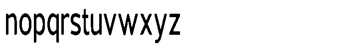Vantori Soft Semi Bold Ultra Conden Font LOWERCASE