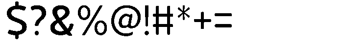 Vantori Soft Semi Bold Font OTHER CHARS