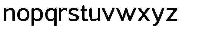 Vantori Soft Semi Bold Font LOWERCASE