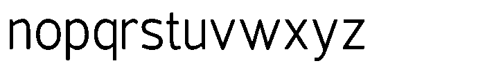Vantori Soft Semi Condensed Font LOWERCASE