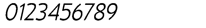 Vantori Soft Slant Condensed Font OTHER CHARS