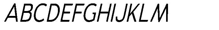 Vantori Soft Slant Condensed Font UPPERCASE