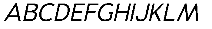 Vantori Soft Slant Font UPPERCASE