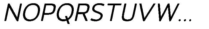 Vantori Soft Slant Font UPPERCASE