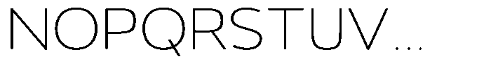 Vantori Soft Thin Expanded Font UPPERCASE