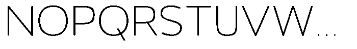 Vantori Soft Thin Semi Expanded Font UPPERCASE