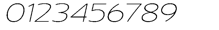 Vantori Soft Thin Slant Extra Expan Font OTHER CHARS