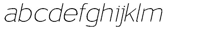 Vantori Soft Thin Slant Extra Expan FONT