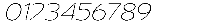Vantori Soft Thin Slant Semi Expa Font OTHER CHARS