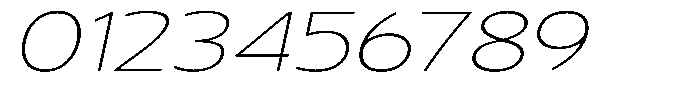 Vantori Soft Thin Slant Ultra Expan Font OTHER CHARS