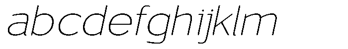 Vantori Soft Thin Slant Ultra Expan FONT