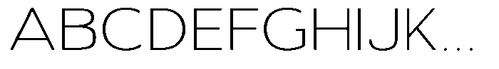Vantori Soft Thin Ultra Expanded Font UPPERCASE