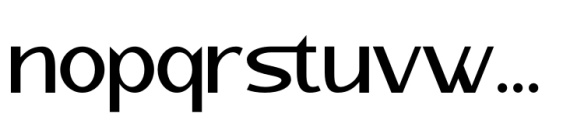 Vanturo Regular Font LOWERCASE