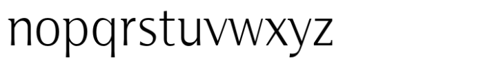 Varda Semi Serif Extra Light Font LOWERCASE
