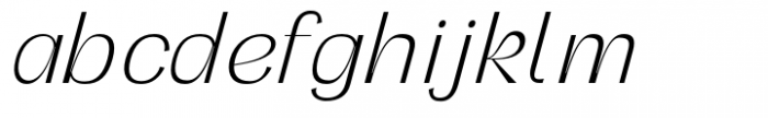 Varent Grotesk Extra Light Italic Font LOWERCASE