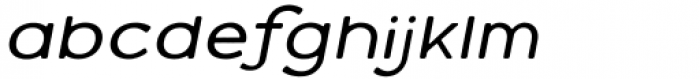 Varet Gothic Light Italic Font LOWERCASE