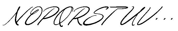 Varhen Karisha Italic Font UPPERCASE