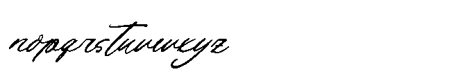 Varhen Karisha Italic Font LOWERCASE