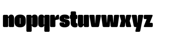 Varial Two Rounded Ultra Font LOWERCASE