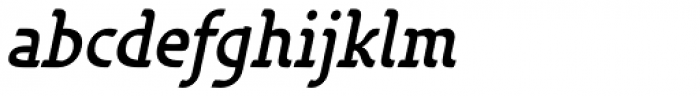 Varidox Almost Italic Font LOWERCASE
