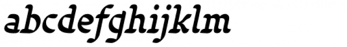Varidox Invert Italic Font LOWERCASE