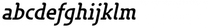 Varidox Slab Italic Font LOWERCASE