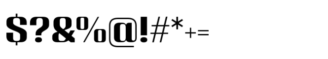 Varietta Bold Font OTHER CHARS