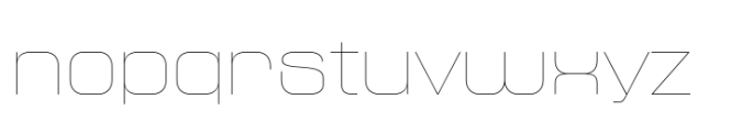 Varietta Bottom Xp Thin Font LOWERCASE