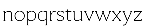 Varisse Light Font LOWERCASE