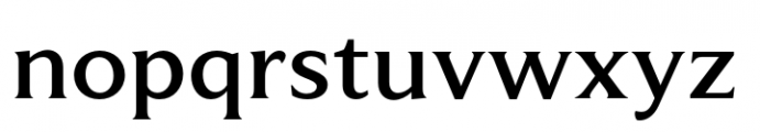 Varisse Medium Font LOWERCASE