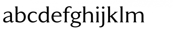 Varisse Regular Font LOWERCASE