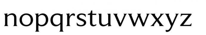 Varisse Regular Font LOWERCASE