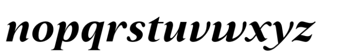 Varisse Serif Bold Italic Font LOWERCASE