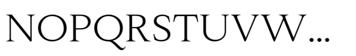 Varisse Serif Book Font UPPERCASE