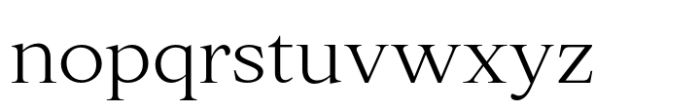 Varisse Serif Book Font LOWERCASE