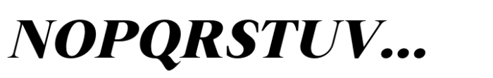 Varisse Serif Heavy Italic Font UPPERCASE