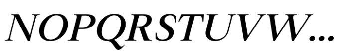 Varisse Serif Medium Italic Font UPPERCASE