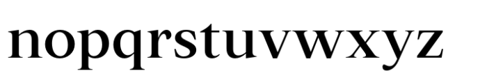 Varisse Serif Medium Font LOWERCASE