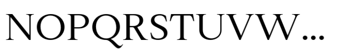 Varisse Serif Regular Font UPPERCASE