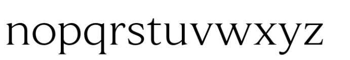 Varisse Soft Serif Book Font LOWERCASE