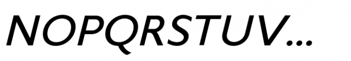 Varisse Variable Italic Font UPPERCASE