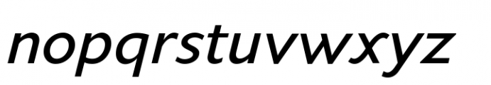 Varisse Variable Italic Font LOWERCASE